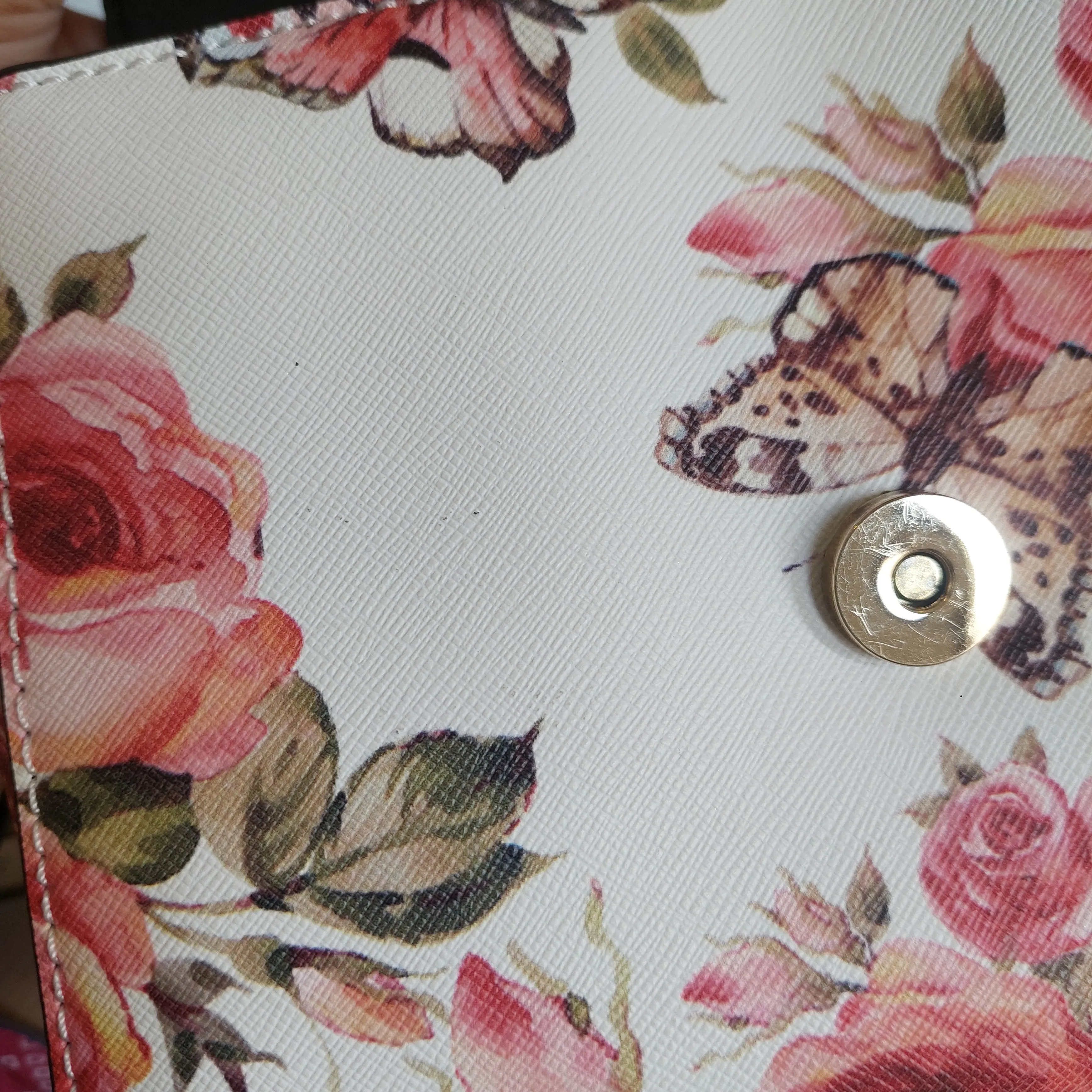 ALDO Floral Printed Embellished Crossbody Bag | Gently Used |