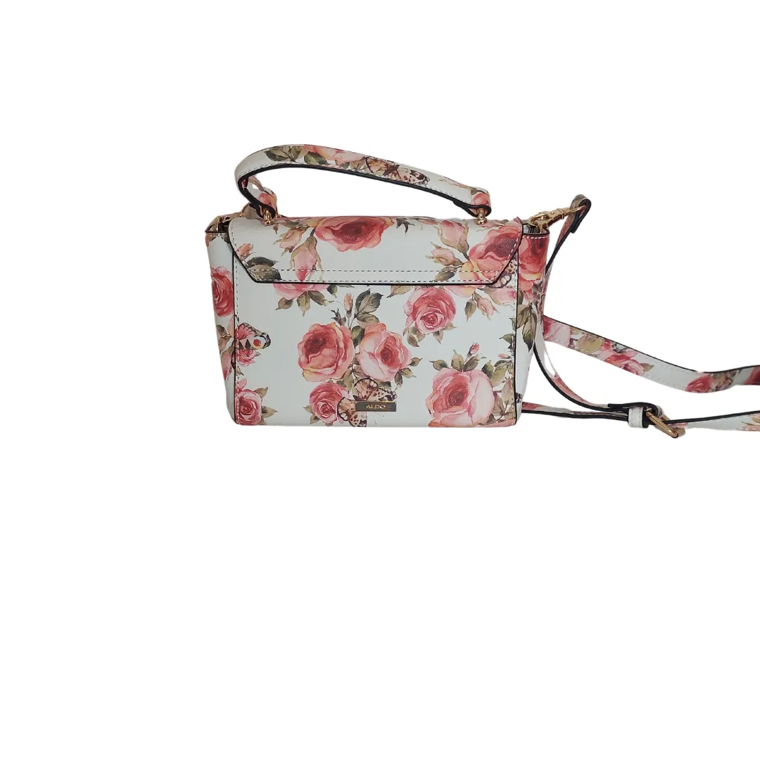 ALDO Floral Printed Embellished Crossbody Bag | Gently Used |