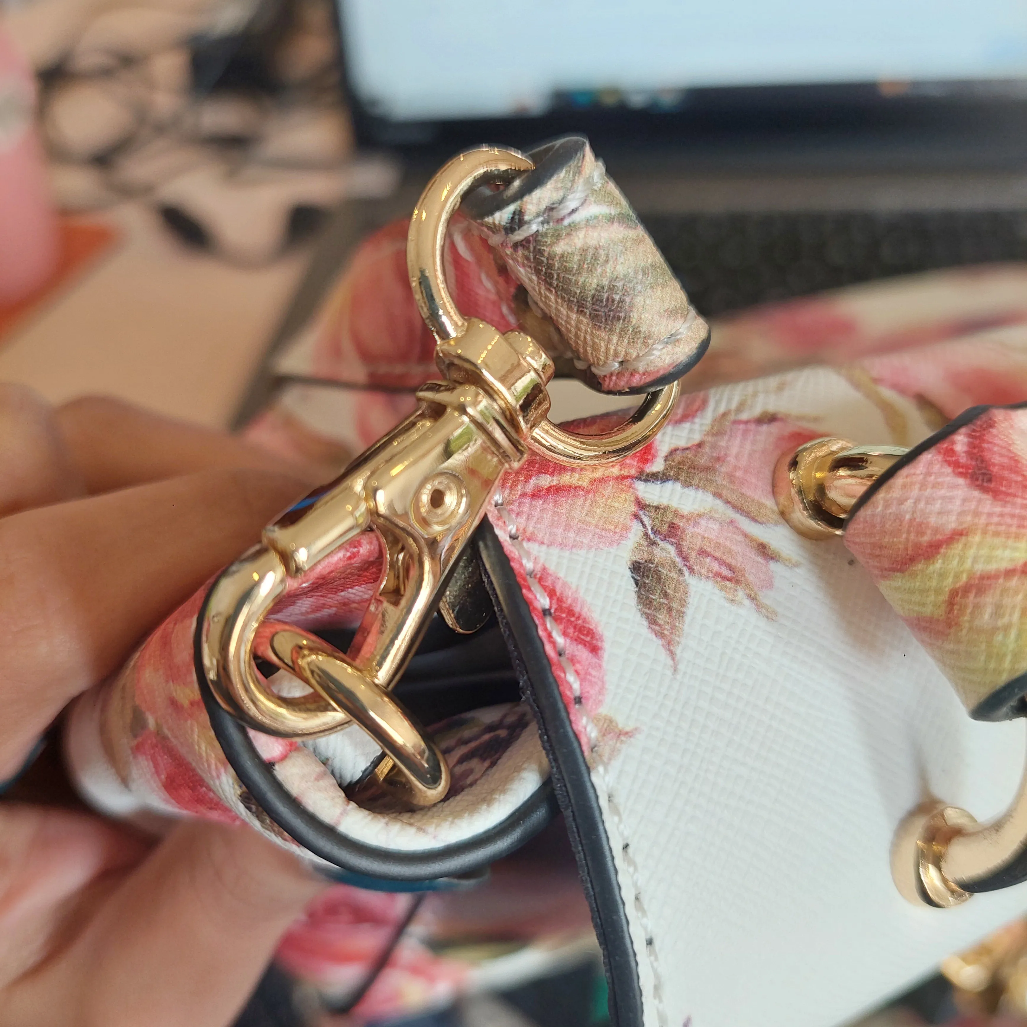 ALDO Floral Printed Embellished Crossbody Bag | Gently Used |