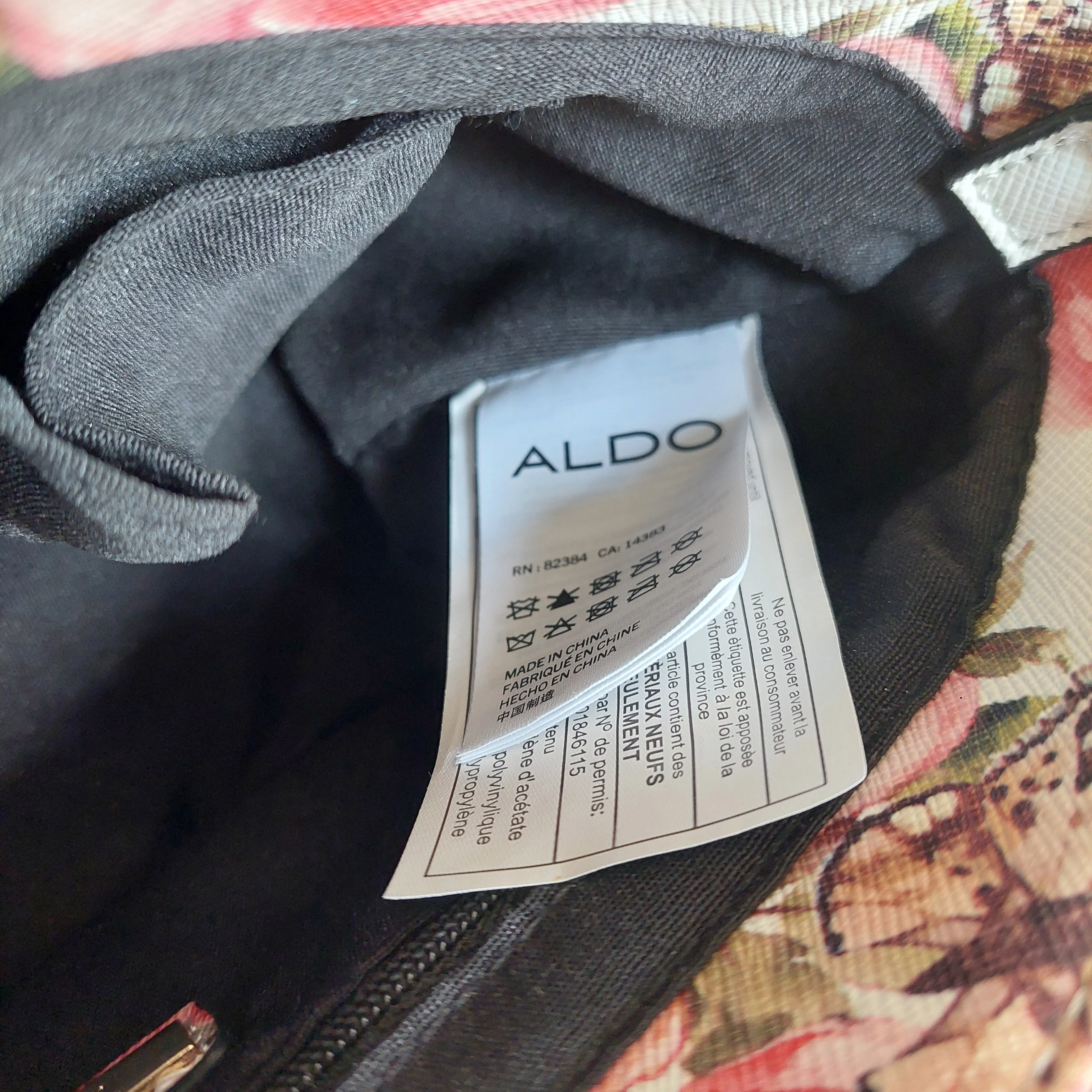 ALDO Floral Printed Embellished Crossbody Bag | Gently Used |