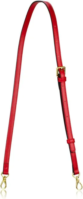 Allzedream Leather Purse Strap Replacement Crossbody Handbag Long Adjustable (Red)
