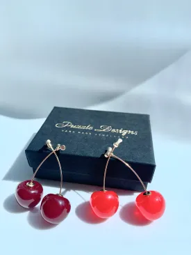 Cherry Drop Earrings