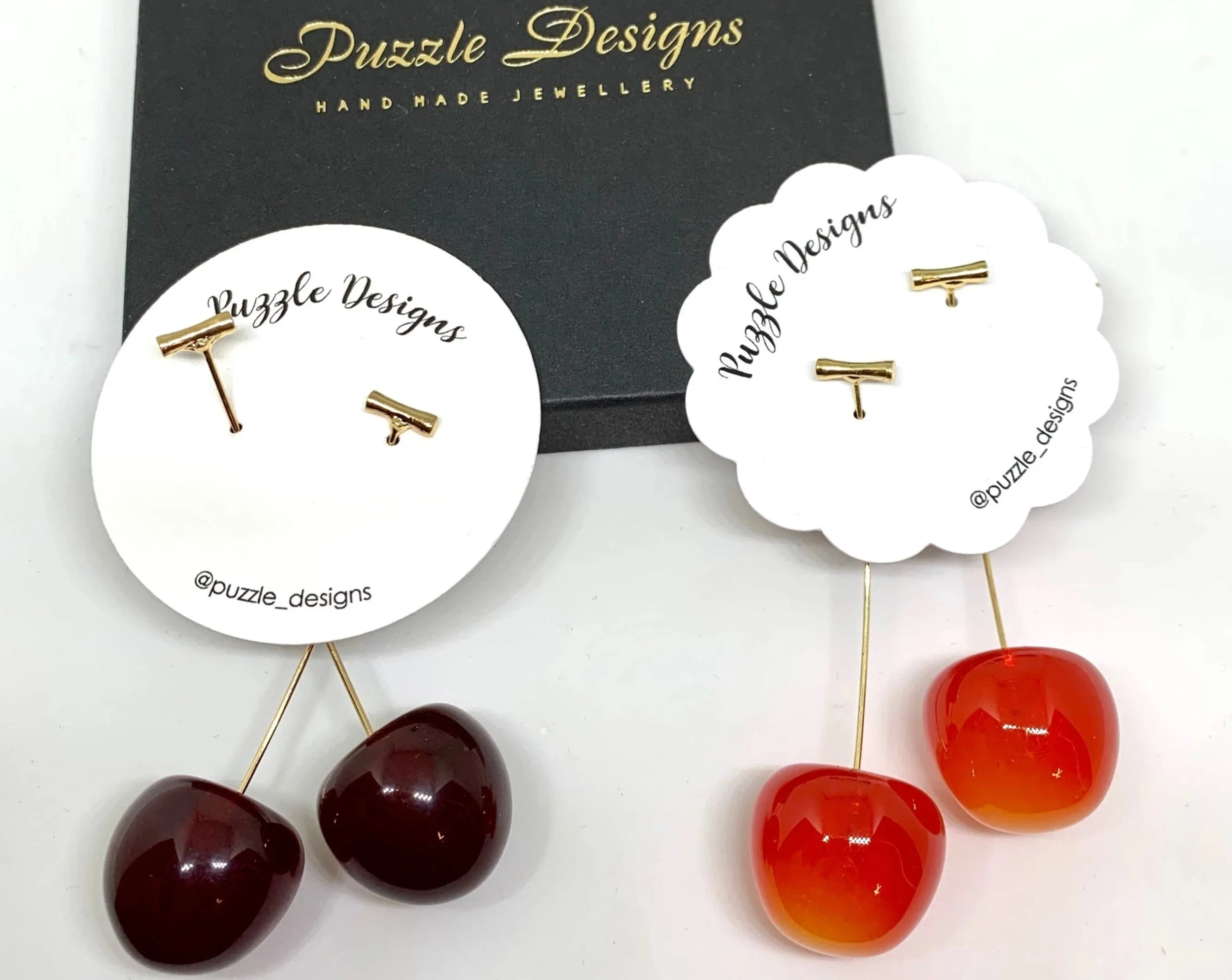 Cherry Drop Earrings