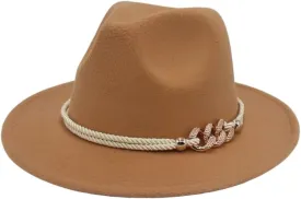 Classic Bowler Hat Large Brim English Jazz Hat Gentleman's Hat for Outdoor