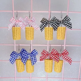 Corn Earrings (4 Colors)