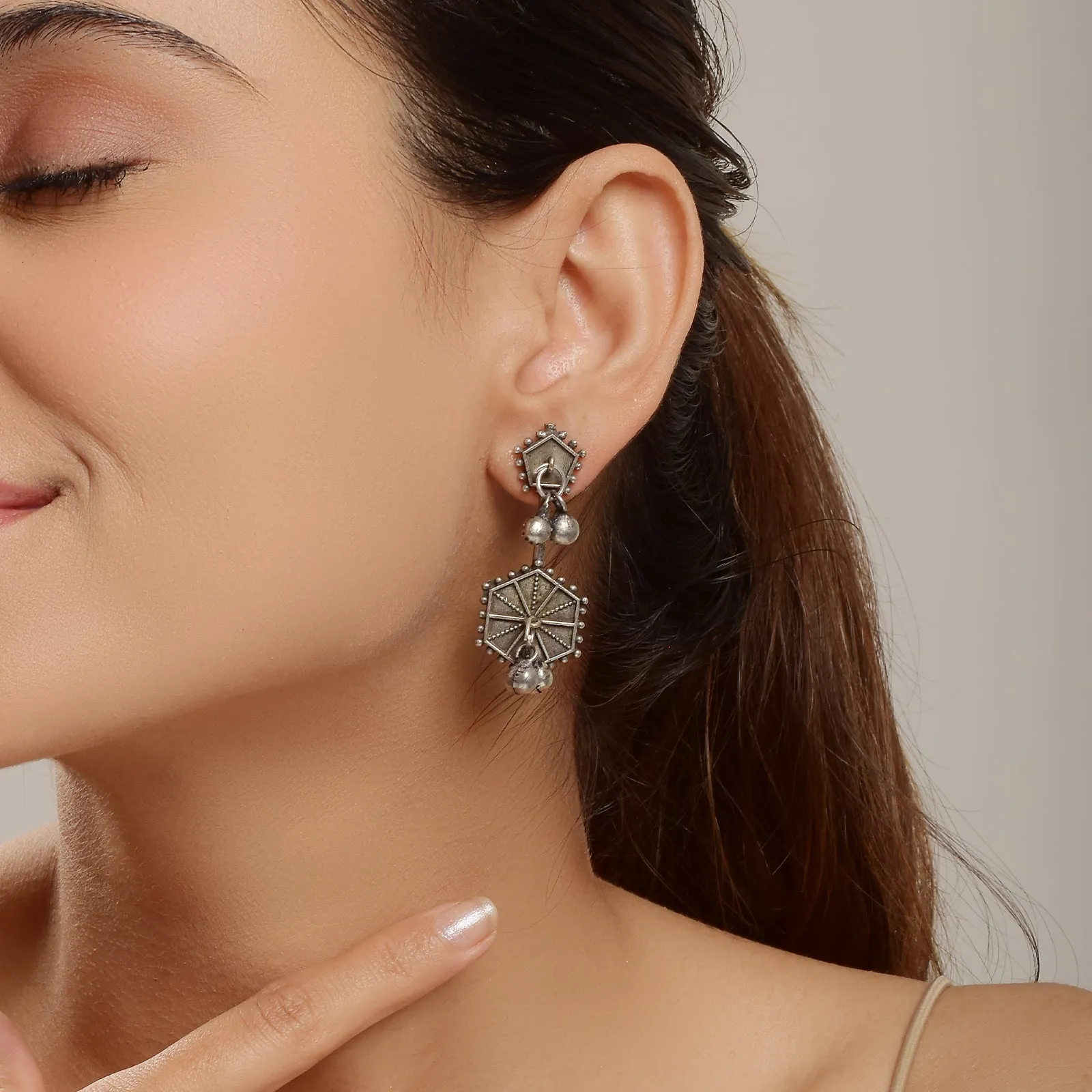 Ditya Ghunghroo Dangler Earrings