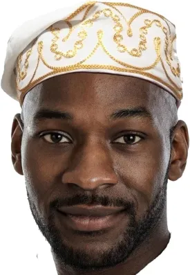 Dupsie's Adebo African Kufi Hat with Embroidery