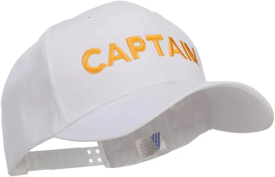 e4Hats.com Captain Embroidered Cap