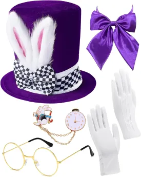 Easter Bunny Hat Mad Hatter for Halloween Easter Cosplay