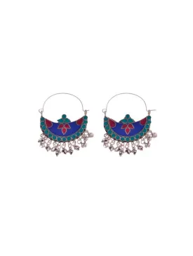 Giveaway Blue Chandbali Earring