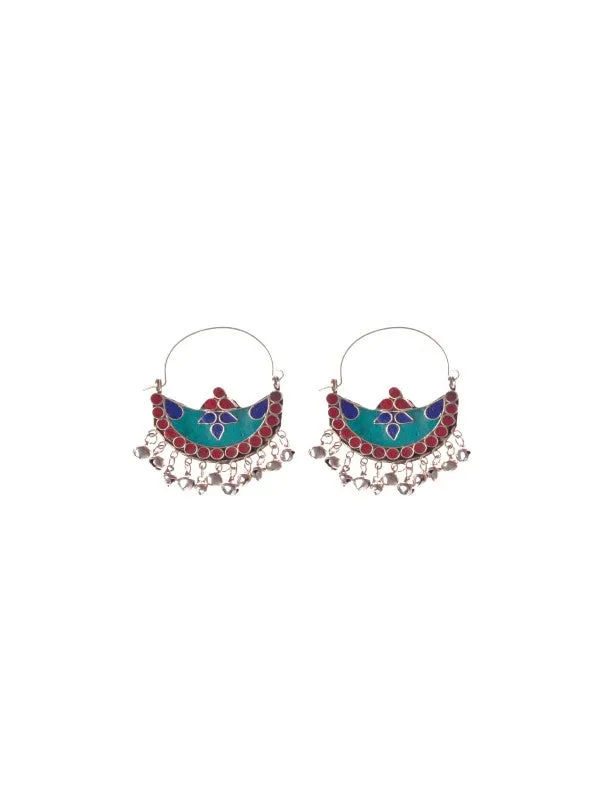 Giveaway Green Chandbali Earring