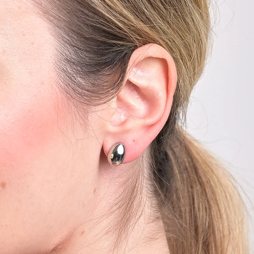 Half Hoops Stud Earrings