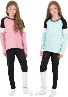 Hind 4-Piece Girls Athletic Leggings and Long Sleeve Workout Hoodie Tops Set, Fashion Active Clothes for Girls