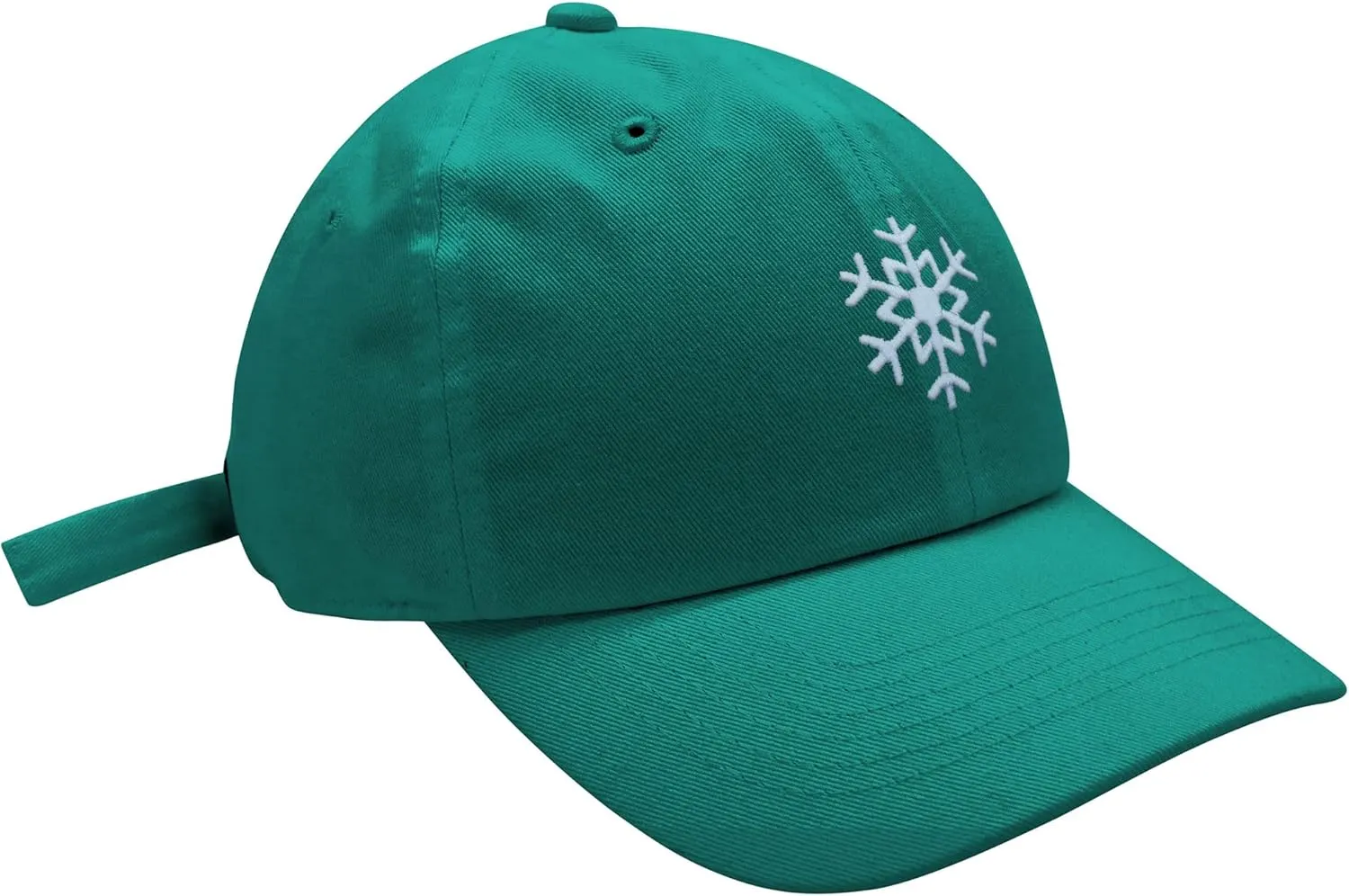 JPAK Snowflake Baseball Cap Embroidered Cotton Dad Hat -