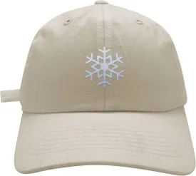 JPAK Snowflake Baseball Cap Embroidered Cotton Dad Hat -