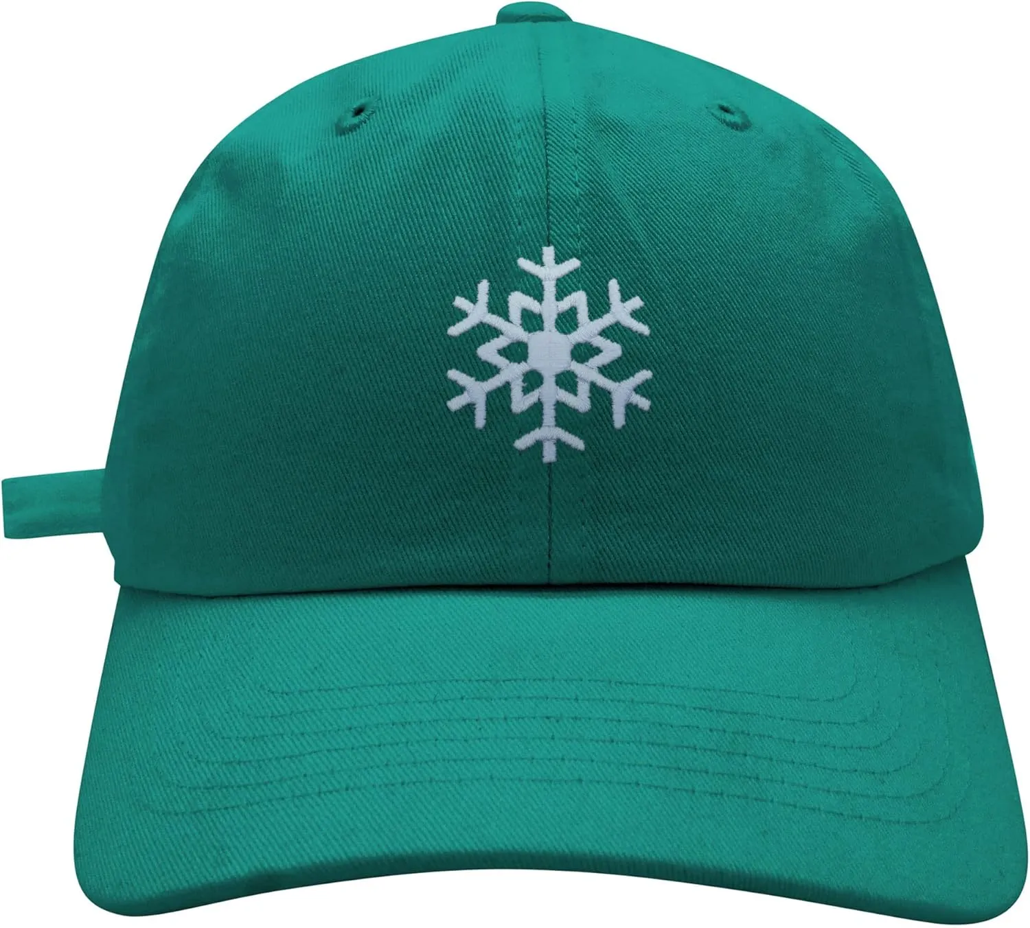 JPAK Snowflake Baseball Cap Embroidered Cotton Dad Hat -