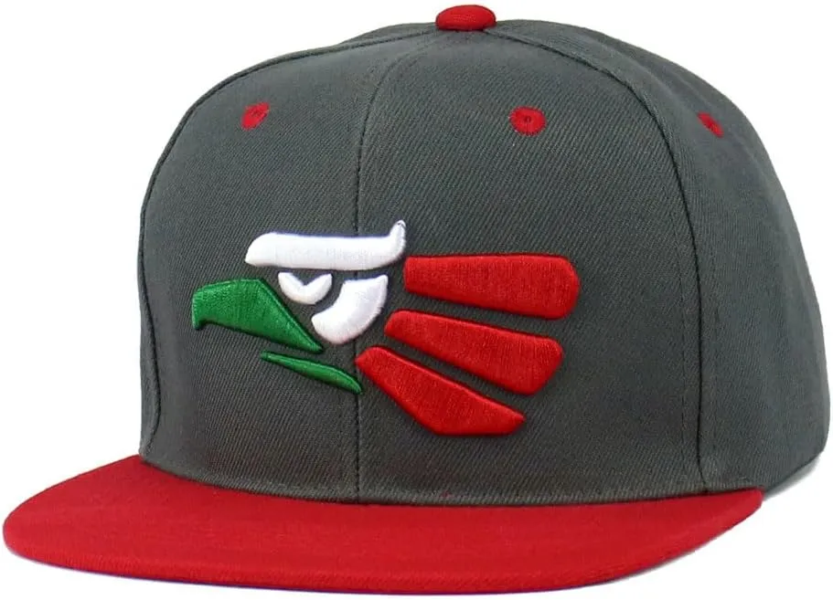 Mexican Mexico Hat Hecho En Mexico Eagle Aguila Embroidered Adjustable Snapback Flat Bill Baseball Cap