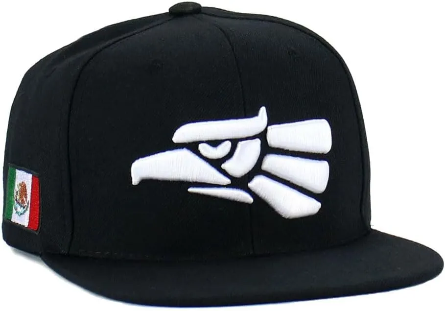 Mexican Mexico Hat Hecho En Mexico Eagle Aguila Embroidered Adjustable Snapback Flat Bill Baseball Cap