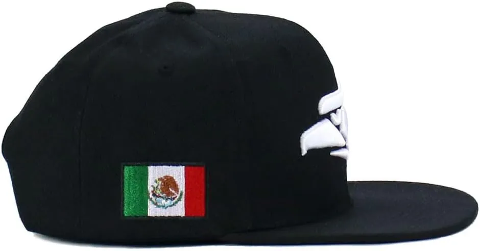 Mexican Mexico Hat Hecho En Mexico Eagle Aguila Embroidered Adjustable Snapback Flat Bill Baseball Cap
