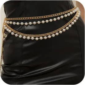 MODRSA Chain Belt Chain Silver Chain Belt Gold Chain Belt with Chain Sunflower Butterfly Waist Chain Belt Plus Size Long