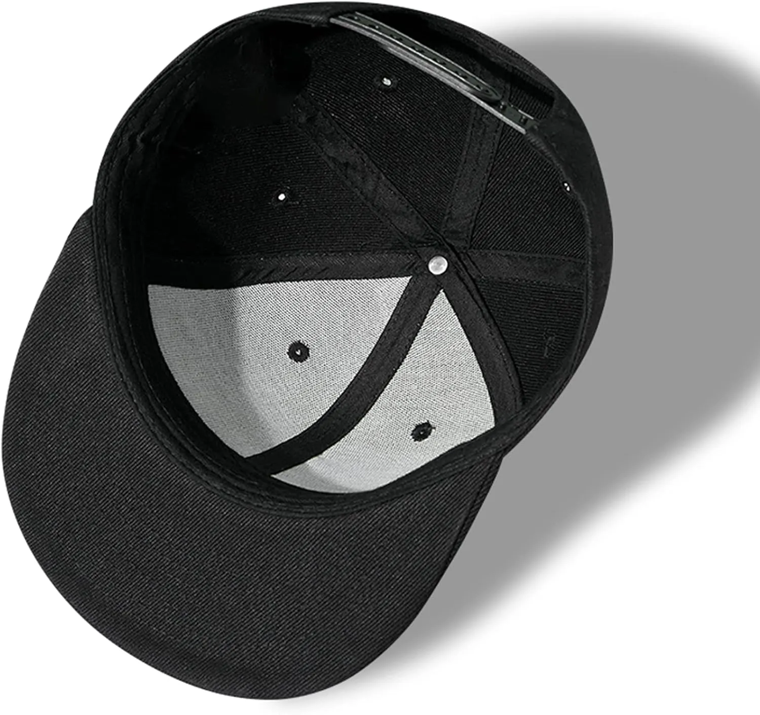 Skull Finger Flat Bill Hats for Men Black Mens Snapback Hat Baseball Cap Fitted Hat Rock N Roll Skeleton Hand Snap Backpack