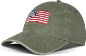 Solaris American Patriotic Citizenship Flag Baseball Cap - Adjustable Golf Cap for Men & Women | UV Protection, Moisture-Wicking, Outdoor Sports Sun Hat