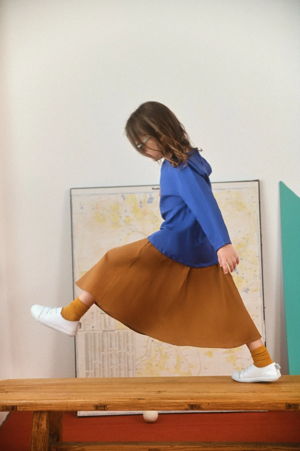 The Champions Pleat Blouse - Royal Blue