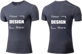 TopTie Custom Compression Base Layer Short Sleeve Personalized Men's Sublimation Clothing