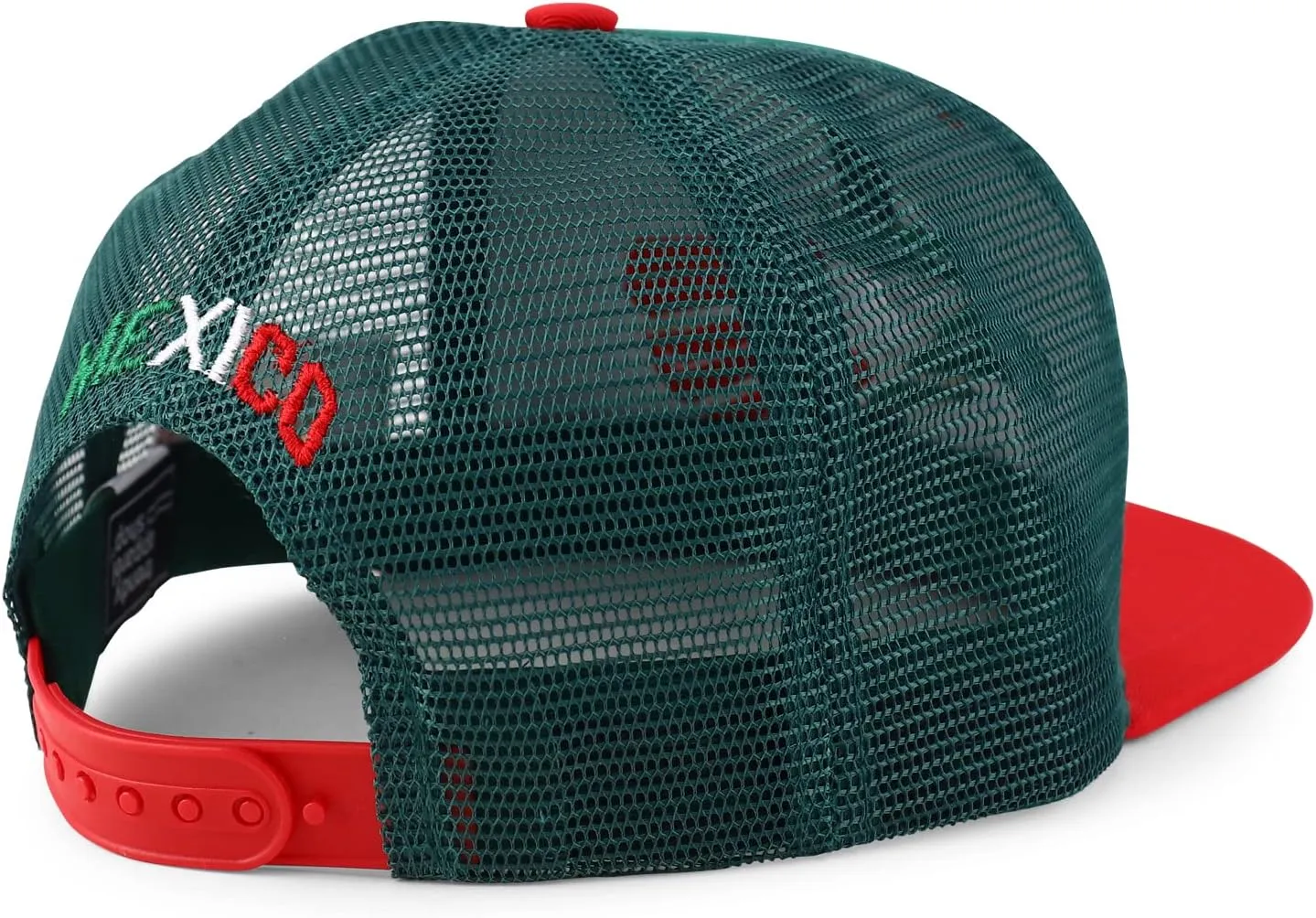 Trendy Apparel Shop Hecho En Mexico Eagle 3D Embroidered Flatbill Snapback Mesh Cap