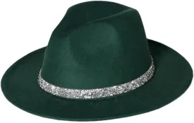 Women Fedora Hats with Diamond Band Fashion Wedding Party Jazz Cap Unisex Church Hat Bucket Hats